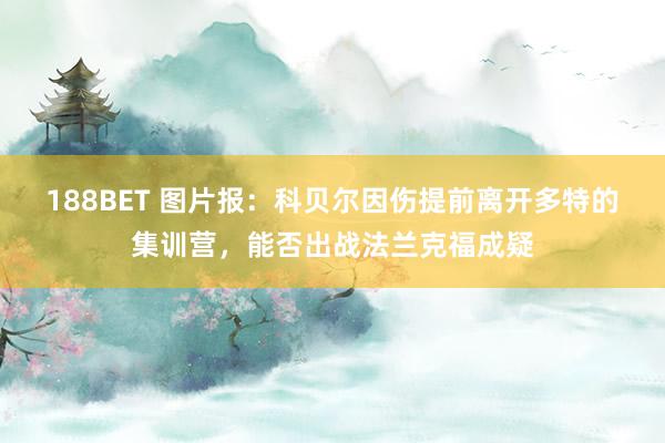 188BET 图片报：科贝尔因伤提前离开多特的集训营，能否出战法兰克福成疑