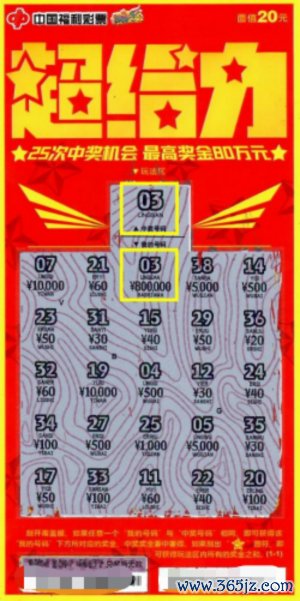 中奖彩票